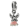 Jewelry Metal Cartoon Princess Skirt Beaded Pendant Totem Electroplated Diy Bracelet Beads Accessories