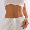 Jewelry Metal Chain Body Chain Waist Chain Sequins Stacked Love Claw Tassel Rhinestone Multiple Circles Lobster Clasp