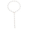 Jewelry Metal Chain Geometric Rhinestone Electroplating Long Necklace For Women