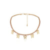 Jewelry Metal Copper Butterfly Claw Chain Simple Single Layer Retro Clavicle Necklace For Women