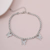 Jewelry Metal Copper Butterfly Claw Chain Simple Single Layer Retro Clavicle Necklace For Women