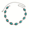 Jewelry Metal Cut Out Splicing Body Chain Waist Chain Alloy Turquoise Imitation Pearl Lobster Clasp