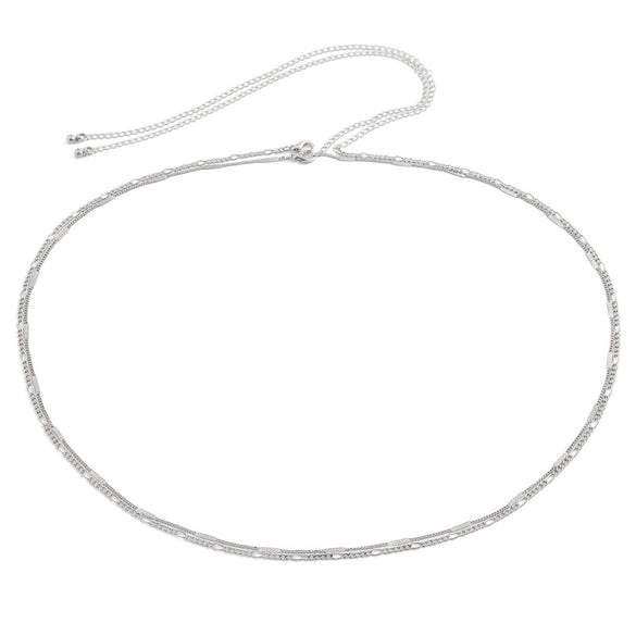 Jewelry Metal Double Circle Snake Bone Body Chain For Female Sexy Cold Style