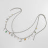 Jewelry Metal Doublelayer Body Chain With Star Sun Pendant Iron Chain Alloy Fashion Style