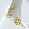 Jewelry Metal Geometric Arc Ring Joint Exaggerated Opening Set Electroplating Women's