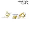 Jewelry Metal Geometric Arc Ring Joint Exaggerated Opening Set Electroplating Women's