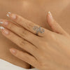 Jewelry Metal Geometric Coil Open Ring Bracelet For Women With Electroplating