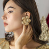 Jewelry Metal Geometric Heart Star Shaped Electroplated Women's Earrings