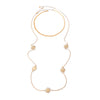 Jewelry Metal Geometric Snake Bone Clavicle Chain Necklace Electroplated Simple Style