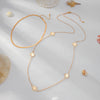 Jewelry Metal Geometric Snake Bone Clavicle Chain Necklace Electroplated Simple Style