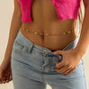 Jewelry Metal Geometric Star Waist Chain