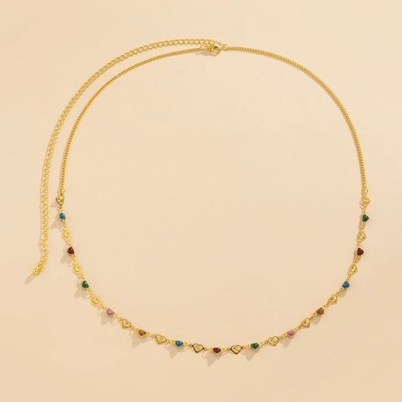 Jewelry Metal Geometric Star Waist Chain