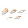 Jewelry Metal Geometric Water Drop Ring Electroplating Women's