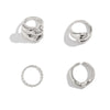 Jewelry Metal Geometric Water Drop Ring Electroplating Women's