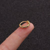 Jewelry Metal Geometric Zircon Inlaid Nose Ring For Women
