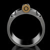Jewelry Metal Goldplated Geometric Bullet Ring Electroplated For Women And Unisex