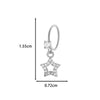 Jewelry Metal Heart Shape Electroplating Pendant Earrings Nose Ring For Women