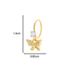 Jewelry Metal Heart Shape Electroplating Pendant Earrings Nose Ring For Women