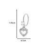 Jewelry Metal Heart Shape Electroplating Pendant Earrings Nose Ring For Women