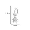 Jewelry Metal Heart Shape Electroplating Pendant Earrings Nose Ring For Women