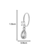 Jewelry Metal Heart Shape Electroplating Pendant Earrings Nose Ring For Women