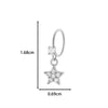 Jewelry Metal Heart Shape Electroplating Pendant Earrings Nose Ring For Women