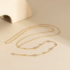 Jewelry Metal Imitation Pearl Clavicle Chain Necklace Cartoon Geometric Alloy Pendant Box Chain For Women