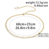 Jewelry Metal Imitation Pearl Waist Chain Women's Tassel Body Chain Double Circle Lobster Clasp