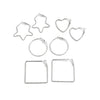 Jewelry Metal Imitation Pearl Winding Starshaped Peach Heart Electroplating Women's Earrings Set