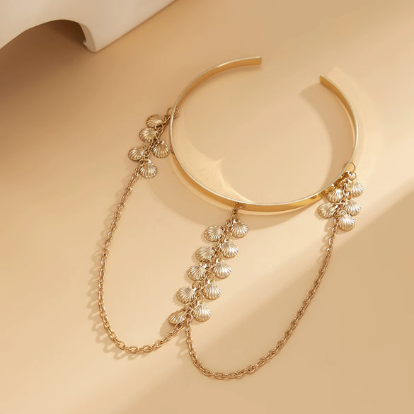 Jewelry Metal Iron Chain Arm Chain Star Pattern Open Bracelet For Women