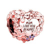 Jewelry Metal Love Chain Pendant With Totem Pattern Electroplating Original Design