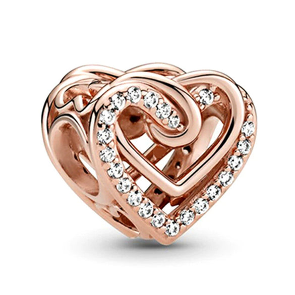 Jewelry Metal Love Chain Pendant With Totem Pattern Electroplating Original Design