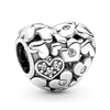 Jewelry Metal Love Chain Pendant With Totem Pattern Electroplating Original Design