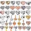 Jewelry Metal Love Chain Pendant With Totem Pattern Electroplating Original Design