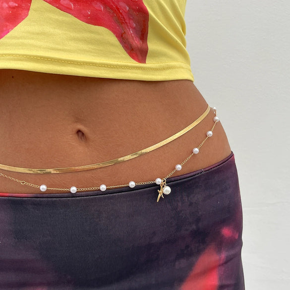 Jewelry Metal Minimalist Starfish Waist Chain