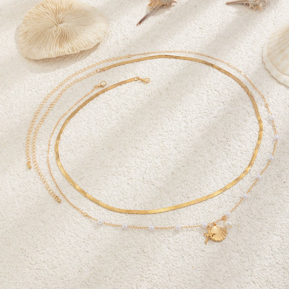 Jewelry Metal Minimalist Starfish Waist Chain