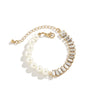 Jewelry Metal Pearl Beaded Butterfly Turquoise Imitation Crystal Elastic Microinlaid Geometric Diamond Women's Bracelet