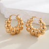 Jewelry Metal Plastic Geometric Ushaped Electroplated Earrings For Women