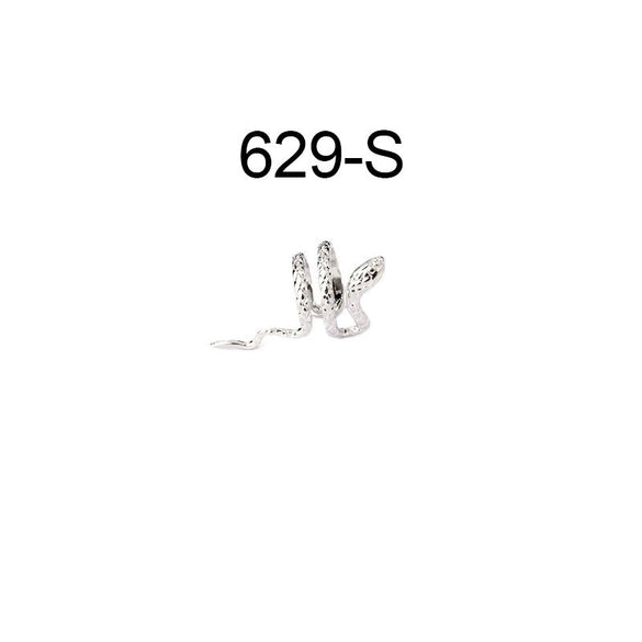Jewelry Metal Punk Snakeshaped Electroplated Women's Ear Clip Earrings