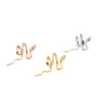 Jewelry Metal Punk Snakeshaped Electroplated Women's Ear Clip Earrings