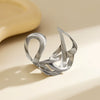 Jewelry Metal Punk Wide Face Hollow Cross Opening Bracelet With Electroplating