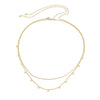 Jewelry Metal Sequin Geometric Pendant Body Chain Waist Chain Set For Women Minimalist Style