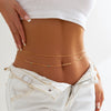 Jewelry Metal Sequin Geometric Pendant Body Chain Waist Chain Set For Women Minimalist Style