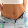 Jewelry Metal Simple Fivepointed Star Tassel Waist Chain For Women