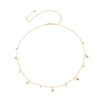 Jewelry Metal Simple Fivepointed Star Tassel Waist Chain For Women