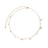 Jewelry Metal Simple Thin Chain Body Chain Waist Chain Irregular Imitation Pearl Tassel Allmatch For Women