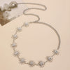Jewelry Metal Smiling Face Sunflower Waist Chain Belt Body Chain Accessories For Unisex