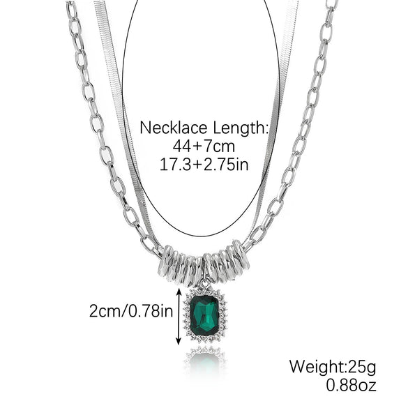 Jewelry Metal Snake Bone Chain With Wave And Geometric Pattern Electroplated For Women