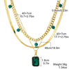Jewelry Metal Snake Bone Chain With Wave And Geometric Pattern Electroplated For Women
