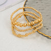 Jewelry Metal Tassel Pendant Bracelet Ins Style Irregular Beaded Electroplated